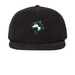 Orca Fan Hats, a Black Printed Umpqua Snapback Cap