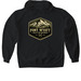 Fort Wyatt Flagship Logo., a Black Gildan Softstyle Pullover Hoodie