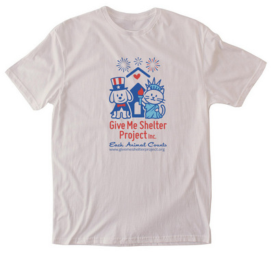 Limited Edition: GMSP Patriotic Logo, a Ice Grey Softstyle Cotton Tee