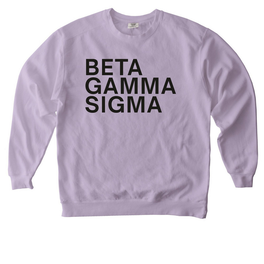 Bold BGS Tops, a Orchid Comfort Colors Crewneck Sweatshirt