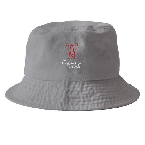 FOT Hats, a Grey Printed Bucket Hat