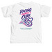 Racing Towards a Cure: Virtual 5k Tshirt, a White Comfort Colors Unisex Tee (back-view)