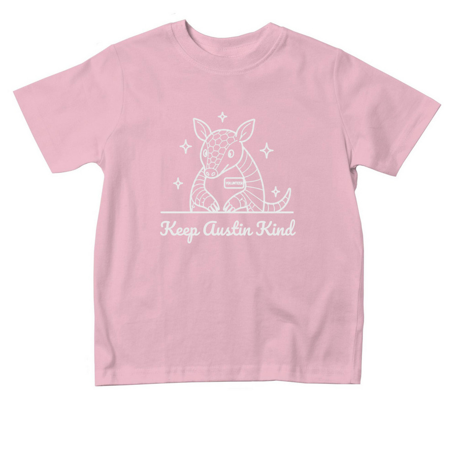 Toddler Keep Austin Kind Tee, a Pink Toddler Tee