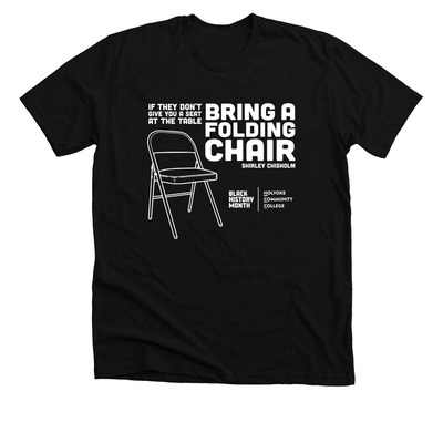 HCC Black History Month, a Solid Black Blend Premium Unisex Tee
