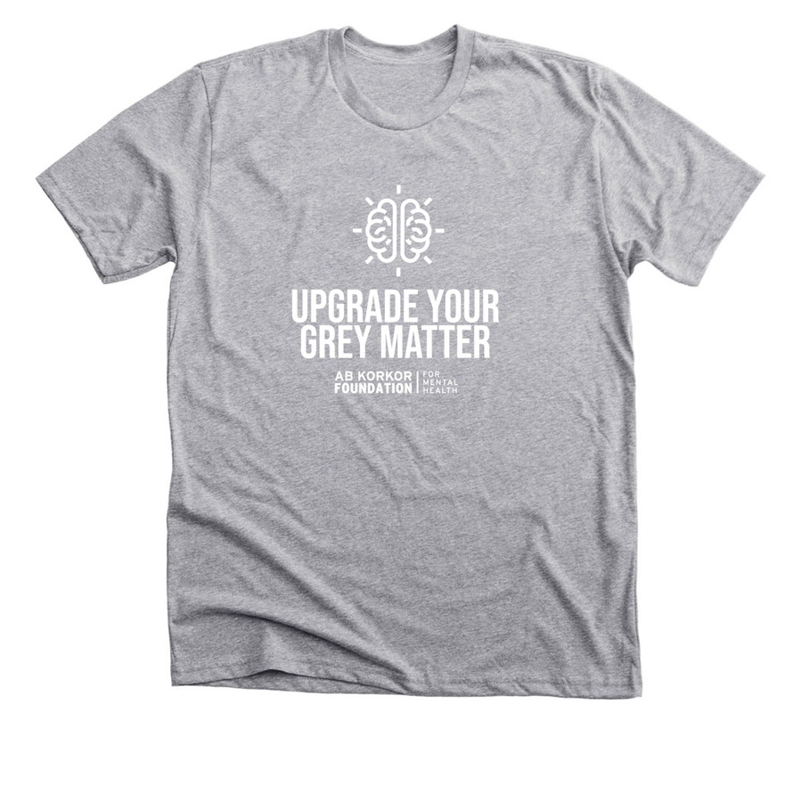 Upgrade Your Grey Matter, a Athletic Heather Premium Unisex Tee