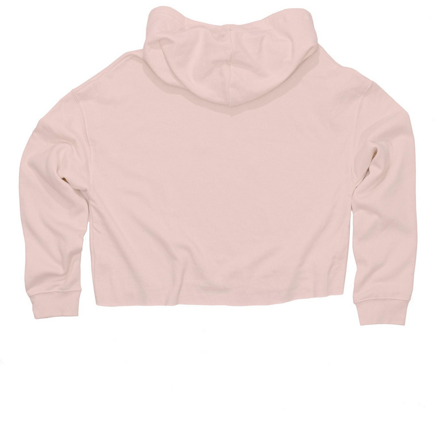 blue dot cropped items, a Blush Women?s Lightweight Cropped Hoodie (back-view)