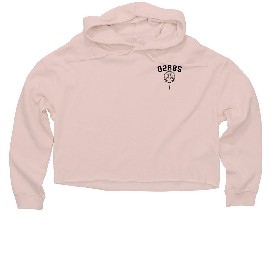 THE 02885 COLLECTION, a Blush Women?s Lightweight Cropped Hoodie