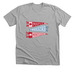 Colorful Flags Adult and Youth, a Athletic Heather Premium Unisex Tee