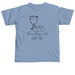 There's always a seat, a Washed Denim Comfort Colors Unisex Tee (back-view)