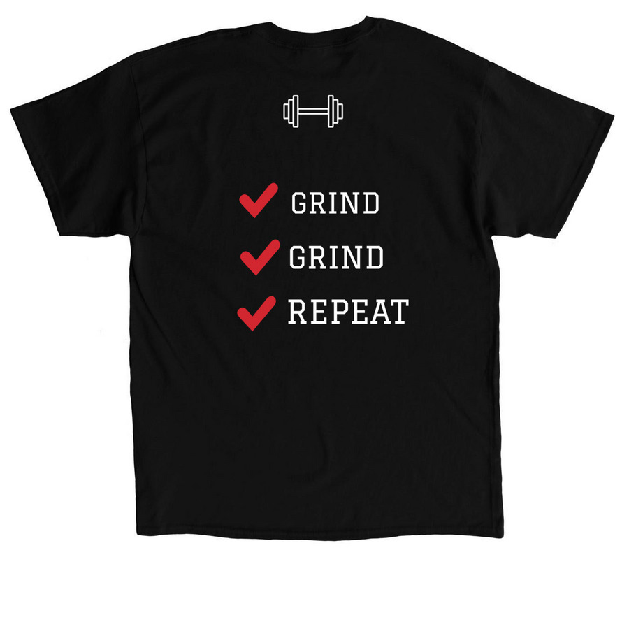 Mentality Merch, a Black Classic Unisex Tee (back-view)