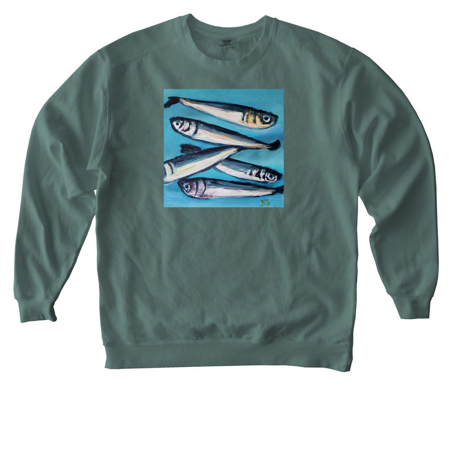 Kalat, a Blue Spruce Comfort Colors Crewneck Sweatshirt
