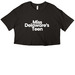 Miss DE's Teen Stacked, a Black Women?s Cropped Cotton Tee