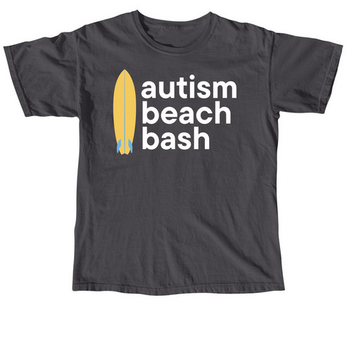 Autism Beach Bash Tees & Sweats, a Graphite Comfort Colors Unisex Tee