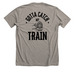 I've Got a Train to Catch, a Heather Stone Premium Unisex Tee (back-view)