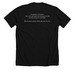 In Memory, a Solid Black Blend Premium Unisex Tee (back-view)