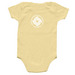 Future Anthropologist Onesie, a Banana Infant Onesie (back-view)