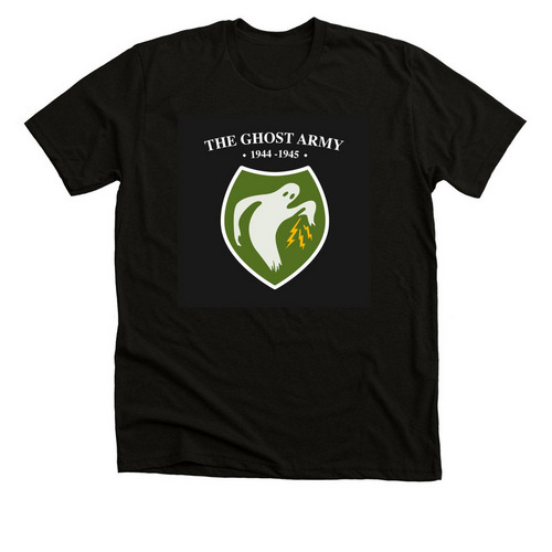 Ghost Army, a Solid Black Blend Premium Unisex Tee