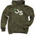 OS Classic Pullover Hoodie, a Military Green Pullover Hoodie