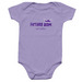 Future QOM, a Lavender Infant Onesie