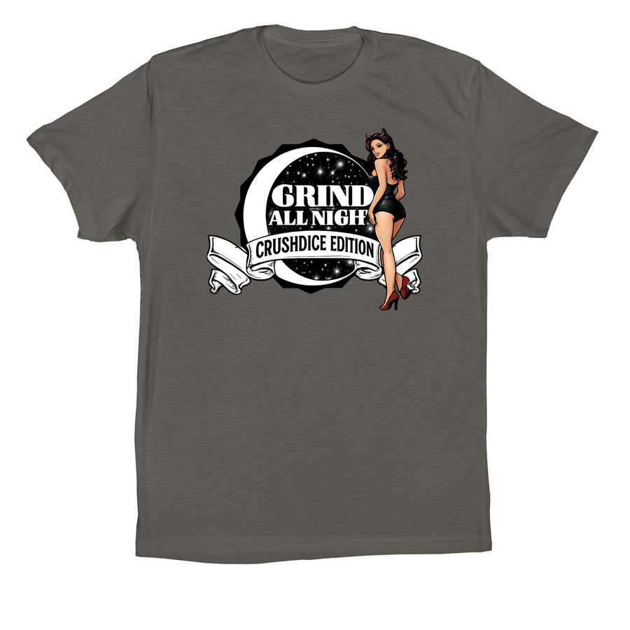 CrushDice Limited Edition, a Asphalt Premium Cotton Tee