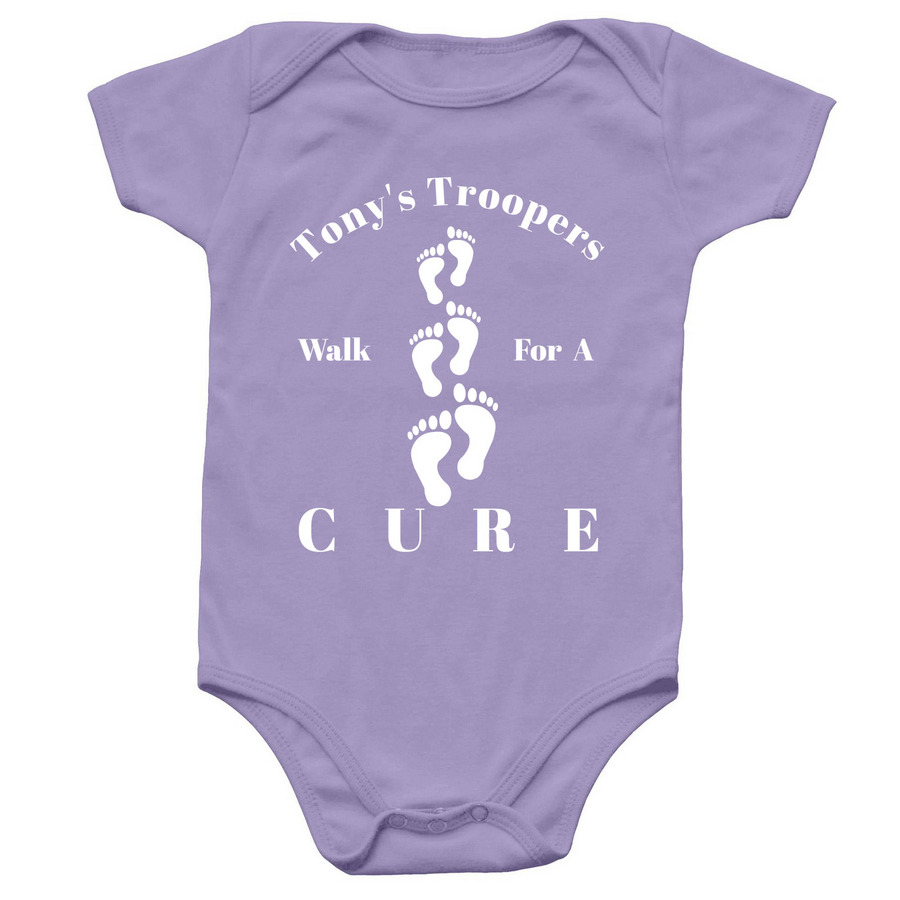 Baby Shirt, a Lavender Infant Onesie