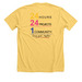 2026 Find the Good Shirt Front and Back&nbsp;, a Heather Yellow Gold Premium Unisex Tee (back-view)