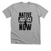 Native Justice Now, a Athletic Heather Premium Unisex Tee