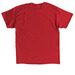 SmashFlake, a Red Classic Unisex Tee (back-view)