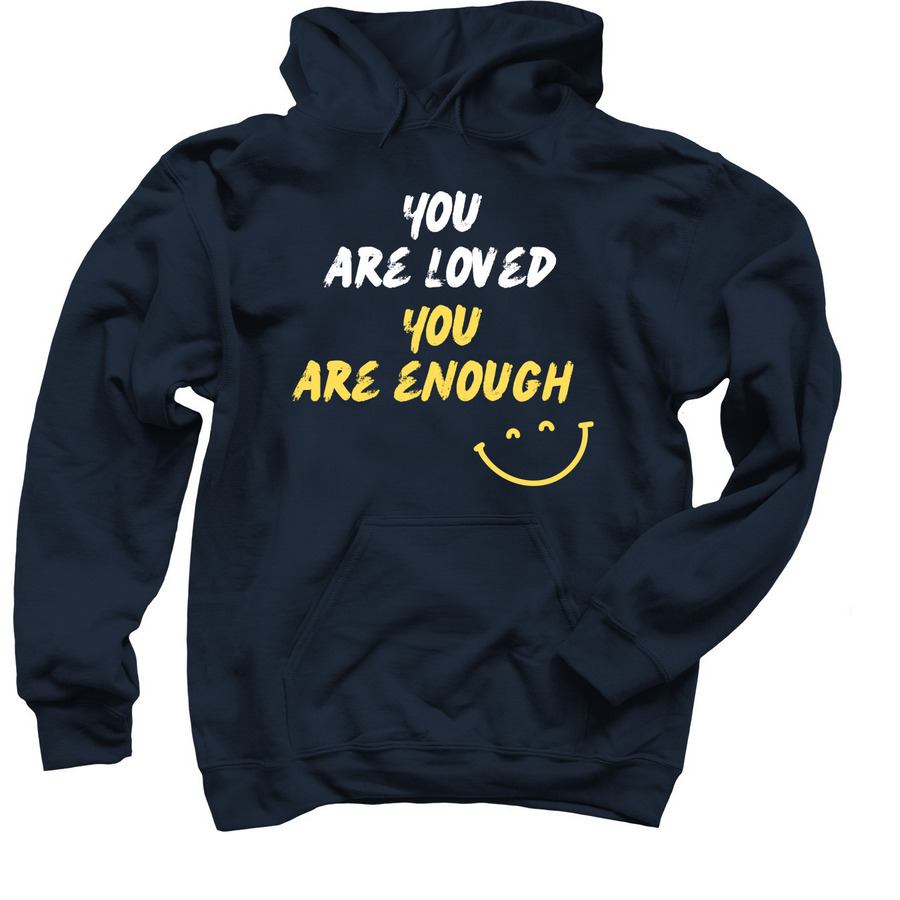 You Are?, a Navy Pullover Hoodie