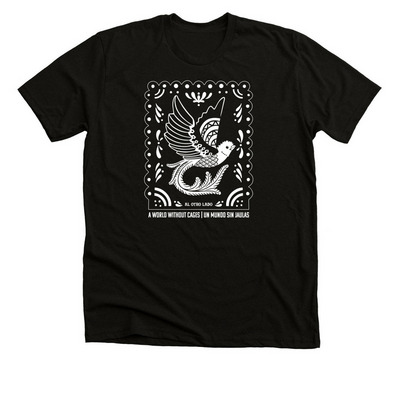 Josue Baltezar - Quetzal Design, a Black Heather Premium Unisex Tee
