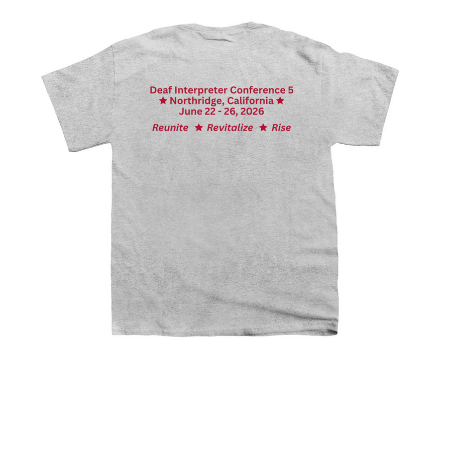 DIC5 Shirts & Sweaters, a Sport Grey Youth Unisex Tee (back-view)
