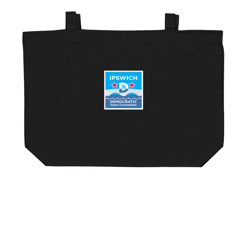 IDTC Bags, a Black Large Organic Cotton Tote Bag