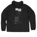 JOURNEY TO JASPER WINDBREAKER, a Black Quarter-Zip Windbreaker (back-view)