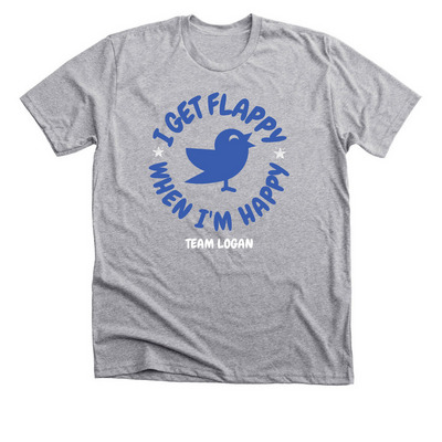 Team Logan, a Athletic Heather Premium Unisex Tee