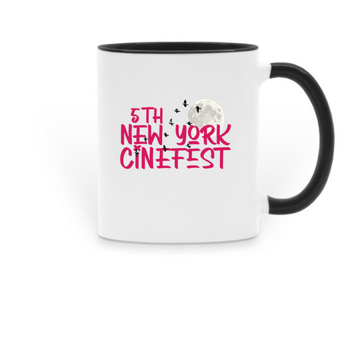 NY 2026 Mug, a Black Two-Tone Ceramic Mug