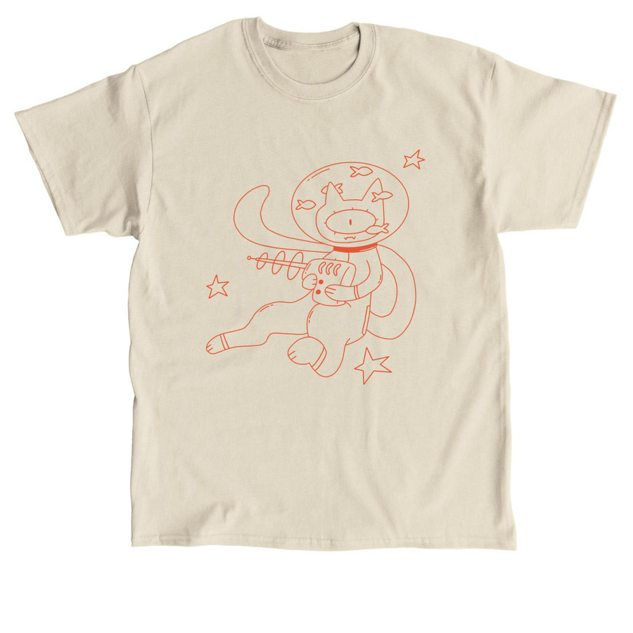 Space Cat 9, a Sand Classic Unisex Tee