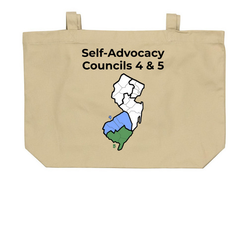 Council 4 & 5, a Oyster Large Organic Cotton Tote Bag