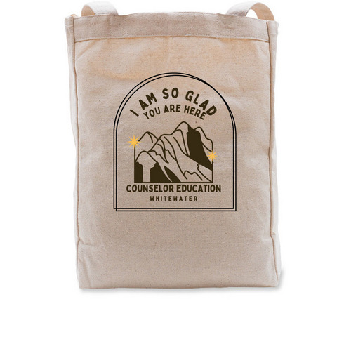 So Glad tote, a Natural Recycled Cotton Tote Bag
