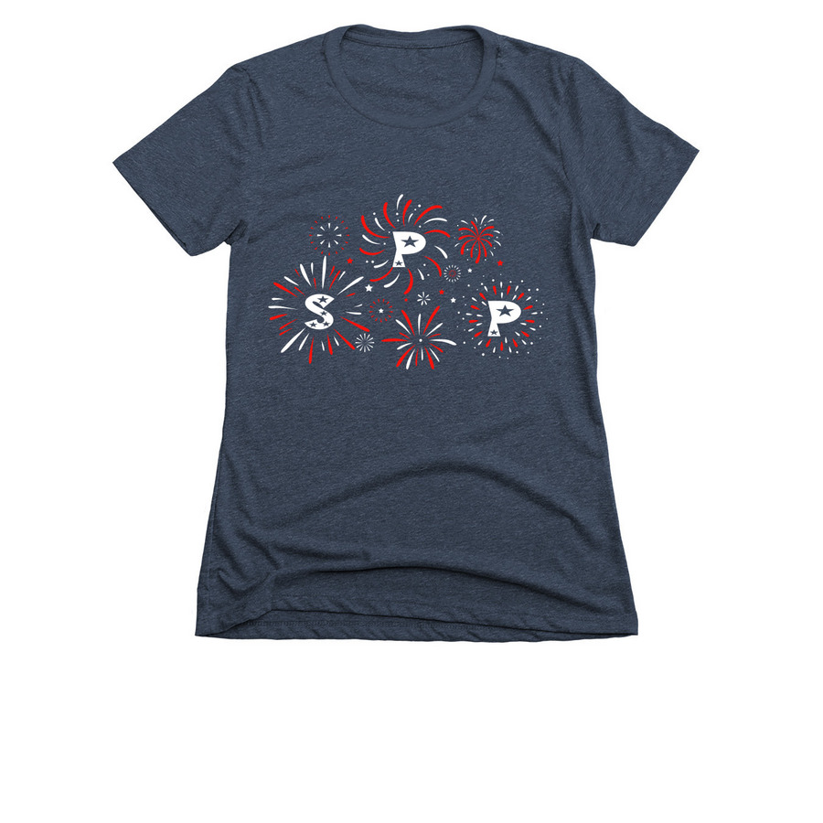 SPP Stars and Stripes Week, a Midnight Navy Women's Slim Fit Tee