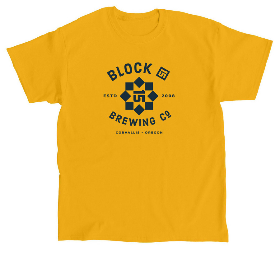 The Blockburst Collection ? Dark Logo, a Gold Classic Unisex Tee