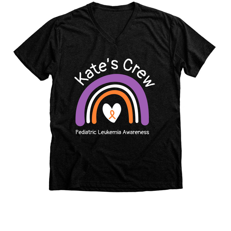 Kate's Crew, a Black Heather Premium V-Neck Tee