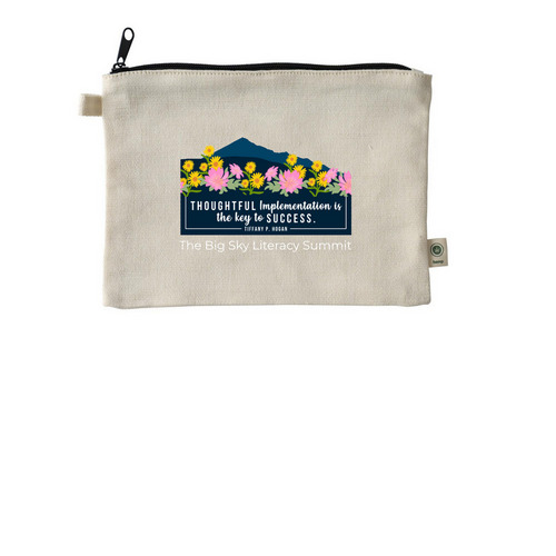 Thoughtful Implementation 9"x7" Pouch&nbsp;, a Natural 9"x7" Hemp Blend Pouch