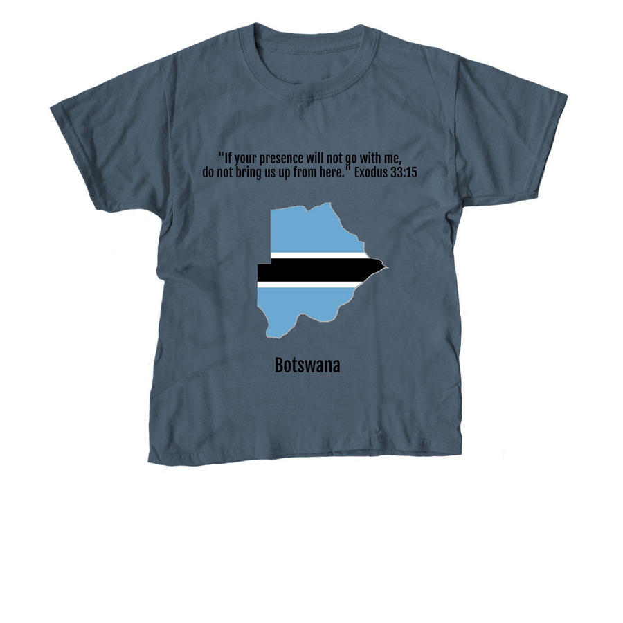 Botswana Mission Trip, a Indigo Youth Unisex Tee