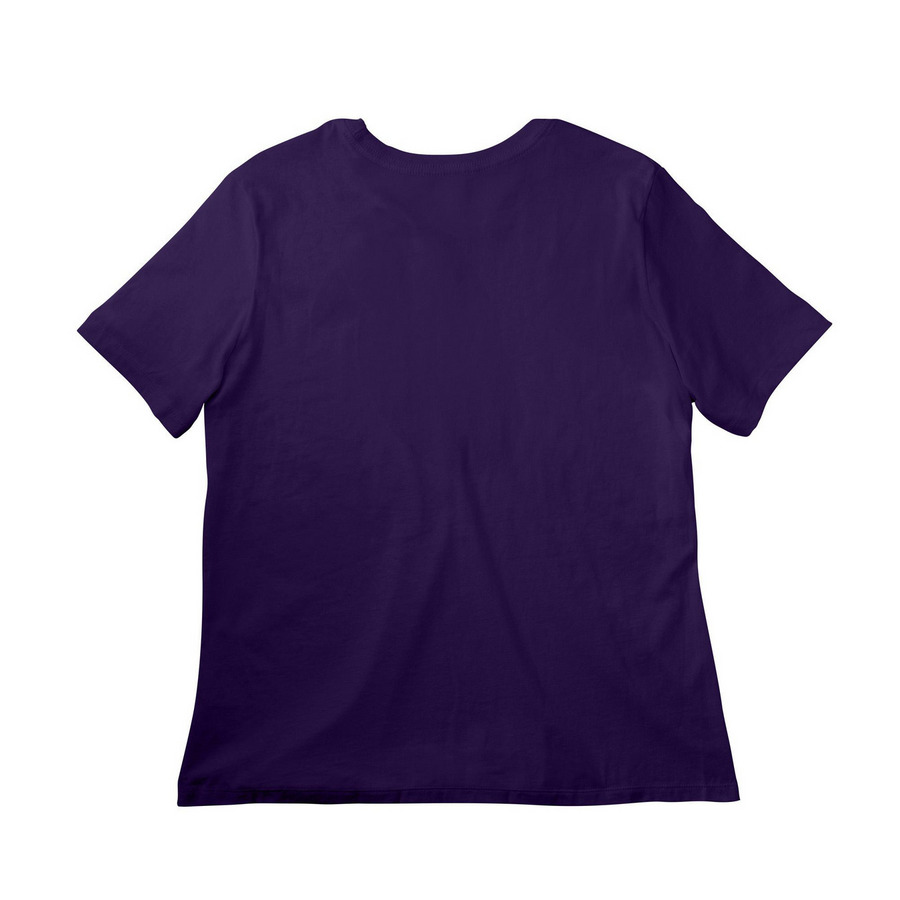 The Holy Weigh Champion Shirt, a Team Purple Women?s Relaxed Cotton Tee (back-view)