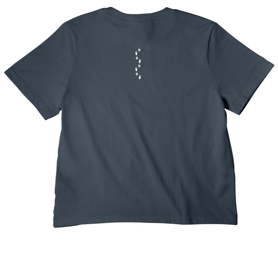I Choose the Bear - Support Survivors in SF, a Vintage Navy Women's Heavyweight Tee (back-view)