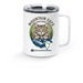 Help me help the cats&nbsp;, a White Stainless Steel Travel Mug