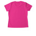 "Horse Girl" Athletic Collection, Part 1, a Neon Pink Women's Performance Tee (back-view)