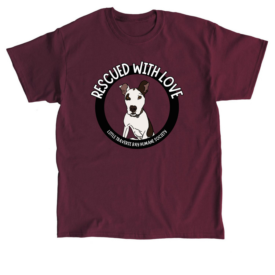Love Unleashed, a Maroon Classic Unisex Tee