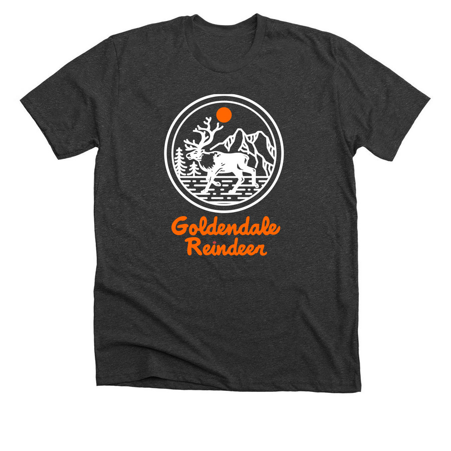Support the Reindeer!, a Dark Grey Heather Premium Unisex Tee
