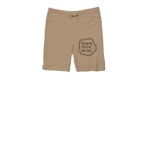 Major Fifth Shorts, a Sandstone Midweight Fleece Shorts